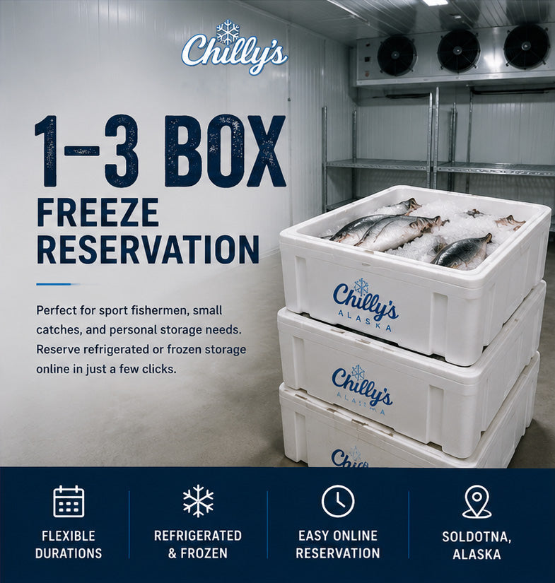 Retail Fish Box Freeze Reservation — 1–3 Boxes